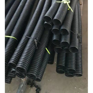 Trắng Đen <span class=keywords><strong>PE</strong></span> Đơn Tường Sóng Ống 75Mm 90Mm 110Mm - Product Image 1