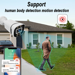 กล้องวงจรปิดแบบกระบอกสำหรับภายนอกอาคาร ความละเอียด 4 5 8MP HD IP67 กันน้ำ รองรับ POE IP สำหรับระบบรักษาความปลอดภัยภายในบ้าน พร้อมระบบ P2P ภาพสีคมชัดในเวลากลางคืน - Product Image 6