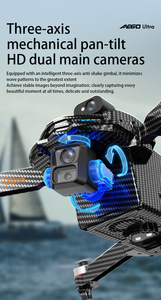 Ae60 RC bay không người lái 4k 3-trục chuyên nghiệp không chổi than Gimbal Truyền Kỹ thuật số laser tránh chướng ngại vật 30fps dron đồ chơi - Product Image 4