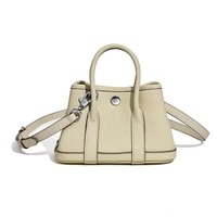 Sac à bandoulière mini en cuir de vachette pour femme avec doublure en polyester - Sac à main polyvalent pour tous les jours