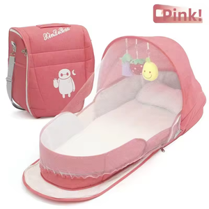 Cama de bebé plegable portátil multifuncional de diseño moderno con mochila estirable de gran capacidad ropa de cama de moda para niños - Product Image 3