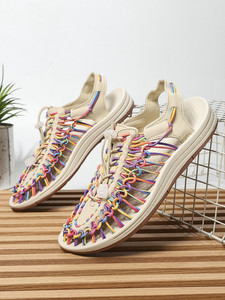 Offre spéciale Chaussures de plage et de trekking pour hommes et femmes de loisirs de plein air tissées de grande taille - Product Image 4
