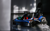 Go-Kart Eléctrico Inteligente de Alto Rendimiento con Velocidad Ajustable por Software, 3 Velocidades, Mini Badger Racing, Doble Motor, Hidráulico, para Exteriores