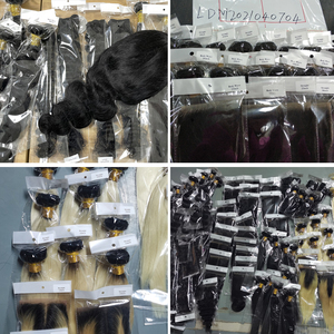 20g mẫu miễn phí bán buôn các nhà cung cấp chất lượng hàng đầu trong số lượng lớn giao dịch giá rẻ nguyên Remy tóc con người dệt chồn Brazil tóc Trinh Nữ bó - Product Image 5