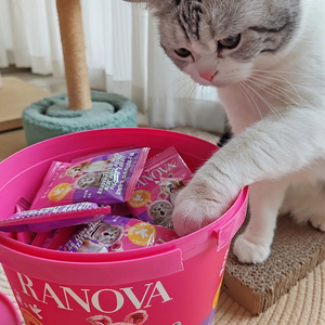 Snack Premium para Mascotas con Alto Contenido de Proteínas, Ranova, Carne Liofilizada de <span class=keywords><strong>Paloma</strong></span> y Conejo, para Gatos - Product Image 1