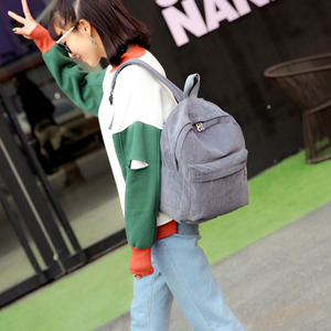 Sac à dos de voyage portable personnalisé, unisexe, simple, pour hommes, décontracté, pour l'école, sac à dos en toile de grande taille pour adolescents - Product Image 2