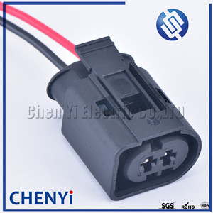<span class=keywords><strong>2</strong></span>-polige Buchse 1-967412-<span class=keywords><strong>2</strong></span> 0-965695-1 Wasserdichter, elektrisch versiegelter Auto-Stecker mit 15-cm-Kabel - Product Image 1