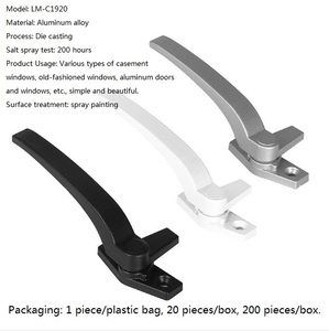 ที่จับหน้าต่างอลูมิเนียมอัลลอยด์หนา, ที่จับล็อคหน้าต่าง, ที่จับประตูและหน้าต่าง50แบบ - Product Image 3