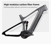 Vélo électrique en fibre de carbone Ebike EM10 Bafang M560 Moteur central 48V15Ah 12 vitesses Vélo électrique et Bicicleta Electrica