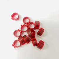 Bas prix Pigeon ouvert fendu bandes en plastique Pigeon Clip anneau de pied de Pigeon en plastique avec numéro de série 1-100 bandes de jambe d'oiseau