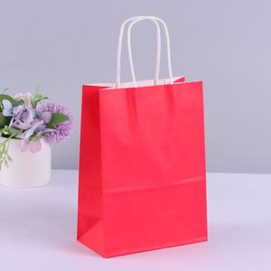 Sacs cadeaux en papier d'emballage pour vêtements imprimés en violet en gros avec poignée - Product Image 4