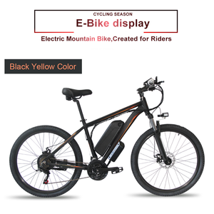 Bicicletta Elettrica da Montagna per Adulti <span class=keywords><strong>E</strong></span>-MTB con Pneumatici da 26 Pollici, Batteria da 10 AH, Autonomia di Ricarica 31-60 km, Telaio in Lega di Alluminio Resistente - Product Image 6