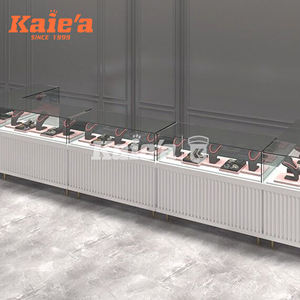 Gabinete de exhibición de joyería personalizado de diseño Simple de gama alta, escaparate, mesa de exhibición de joyería de vidrio moderna <span class=keywords><strong>para</strong></span> joyería - Product Image 6