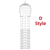 Juguete Sexual para Hombres, Funda de Pene de Cristal Reutilizable y Anillo para Pene, TPE/Goma, Impermeable, Retrasa la Eyaculación, Súper Elástico