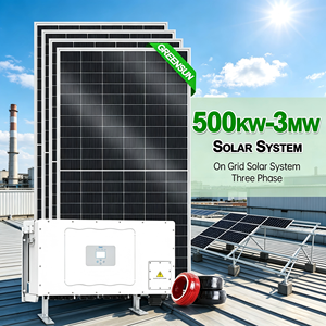 Sistema de Generación Fotovoltaica Conectado a la Red de 500KW, 1MW, 2MW, 3MW Optimizado para Baja Luminosidad, Paneles Tipo N, Kit Solar de Alto Rendimiento de 1000KW - Product Image 1