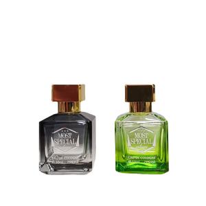 <span class=keywords><strong>2023</strong></span> usine directe 50ml bouteille de <span class=keywords><strong>parfum</strong></span> carrée pour hommes créatif vide dorure Logo capacité rechargeable 25ml/100ml/30ml boîte emballée - Product Image 2