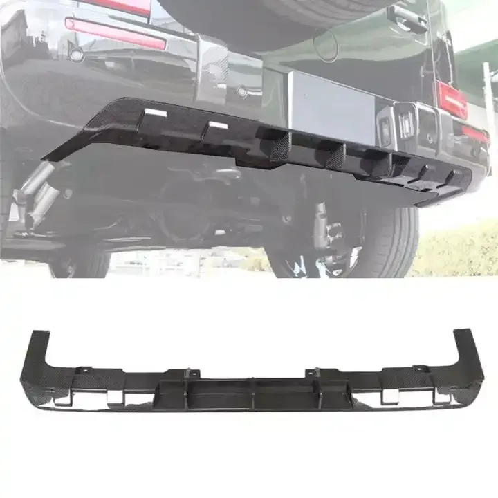 Dry Carbon Fiber Diffuser For Benz W464 W463a G63 Style Car Replacement Rear Bumper Diffuser