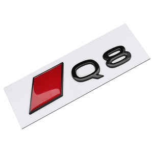 Nuovo Adesivo Decorativo Rosso con <span class=keywords><strong>Logo</strong></span> S per Bagagliaio Posteriore Auto, per Serie <span class=keywords><strong>AUDI</strong></span> SQ8 SQ7 SQ6 A3 S3 A5 A6 S8 RS3 RSQ5, <span class=keywords><strong>Logo</strong></span> Personalizzato - Product Image 4