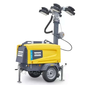 Torre de Iluminación LED Atlas Copco HiLight V7+ con Mástil Hidráulico, Iluminación Móvil para Obras, 200 Horas de Autonomía - Product Image 2