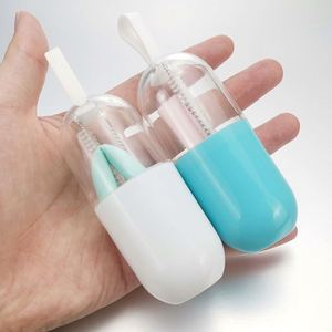 Best Selling Food Grade Silicone <b>Straw</b> Set FDA Certified Collapsible <b>Reusable</b> Portable Eco-Friendly Drinking <b>Straw</b> Kit - Product Image 3