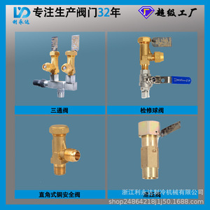 Liyongda Spring-Loaded Brass <b>Safety</b> <b>Valves</b> for Medium-Pressure Systems for Water Oil Gas in Refrigeration Units - Product Image 4