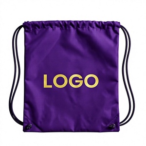 Bolsa con Cordón Personalizada con Logotipo, Bolsa Deportiva Impermeable de Poliéster, Mochila con Cordón, Bolsa de Gimnasio, Bolsa de Viaje Ligera - Product Image 1