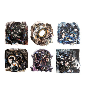 Paquete de pegatinas decorativas DIY de 40 piezas, colección de bolsos de estilo de vida Retro y decoración navideña con <span class=keywords><strong>canciones</strong></span> de amor y vida - Product Image 6