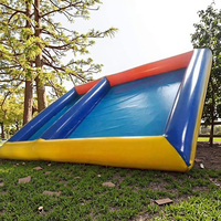 Piscine gonflable rectangulaire profonde en PVC personnalisable YIBEI, colorée pour l'été, pour enfants et adultes