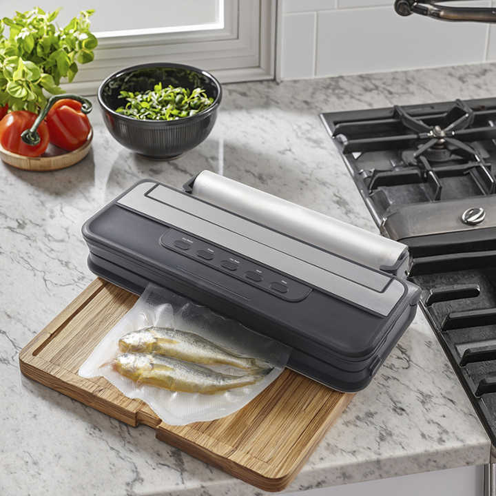 Custom Logo Printed Vakumierer Food Vacuum Sealer Machine