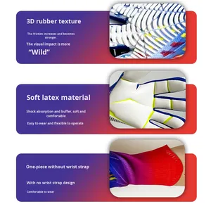 Gants professionnels en silicone Falcon Goalkeeper pour adultes et enfants Gants de football antidérapants pour <span class=keywords><strong>gardien</strong></span> de but - Product Image 5