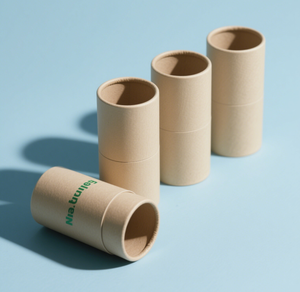 Boîte à cylindre en papier kraft simple Conceptions personnalisées Emballage cylindrique en carton Thé Café Boîte à tube en papier rond Emballage OEM - Product Image 5