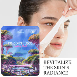 KORMESIC Vente en gros Masque facial en feuille apaisant à la fermentation de champignon Sang de Dragon végétalien 25ml, raffermissant, éclaircissant et liftant - Product Image 2