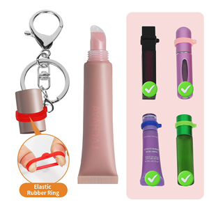Porte-clés pour baume à lèvres, brillant à lèvres et rouge à lèvres, compatible avec <span class=keywords><strong>Laneige</strong></span>, Summer Friday et Glossier, avec cordon pour sac et baume à lèvres - Product Image 5
