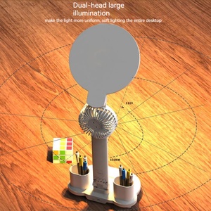 Lámpara de Mesa LED de Nuevo Diseño con Ventilador, Calendario, Temperatura y Reloj, para Cuidado de la Vista - Product Image 4