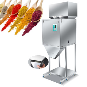 Machine de remplissage, pesage et emballage verticale automatique à double tête pour poudre, farine, café et thé, capacité 3000g - Product Image 3