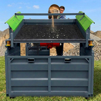 Crible vibrant pour sable, roche et compost, de qualité supérieure, directement de l'usine, en stock, certifié CE