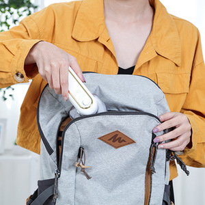 Mini fer à vapeur <span class=keywords><strong>sans</strong></span> <span class=keywords><strong>fil</strong></span>, défroisseur portable USB rechargeable pour vêtements, défroisseur à main anti-brûlure à sec - Product Image 4