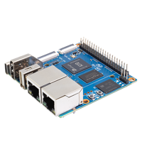 BPI-M2S Banana Pi avec boîtier Power Soc Amlogic A311d et S922x Hexa-core 4gb Lpddr4 Ram 16gb Emmc Video 2.1 4kp60 Os Android