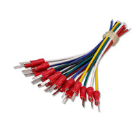 Kabel Harness Terminal Pin Bilah Berinsulasi, Kabel Terminal Pin Ujung Tunggal Multi Warna untuk Pengkabelan Blok Terminal Pengontrol