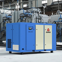 Le compresseur à fréquence variable à aimant permanent à deux étages 132kw fournit une alimentation en air stable et un faible taux de défaillance