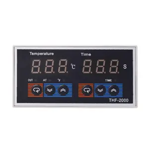 THF2000 Relais Ssr Dual Output Tijd En Temperatuur Temperatuur Controller Speciaal Voor Drukmachine