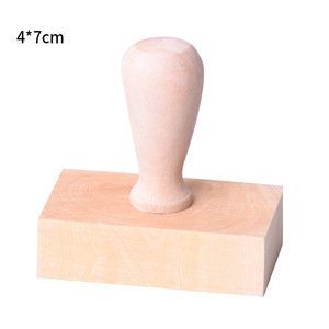 Custom Silicone <strong>Cookie</strong> <strong>Stamp</strong> Wooden Handle Wooden <strong>Stamp</strong> Handle for Rubber <strong>Stamps</strong> - Product Image 4