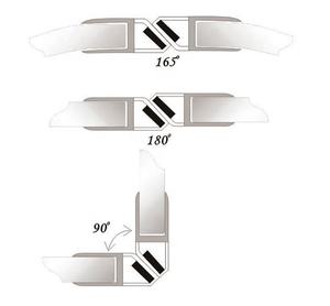 شريط ختم مطاطي مغناطيسي 90 درجة مقاوم للماء ختم الشريط المغناطيسي دش ختم الشريط - Product Image 6