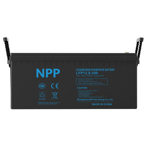 סוללת אחסון אנרגיה LiFePO4 12.8V 25.6V 50Ah 100Ah 200Ah 280Ah IP65 ניתנת לערום - Product Image 2