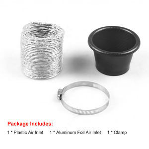 Kit Universal de Admisión de Aire Frío para Automóviles, de Fibra de Carbono, para Parachoques Delantero - Product Image 5