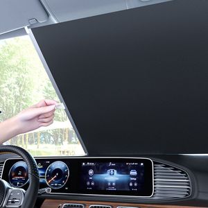 Car Sunshade Retractable UV 40x125cm 50x125cm 58x125cm 68x125cm PVC Side <b>Window</b> <b>Shade</b> for Vehicle Interior D0100XUJC0U Retractab - Product Image 3