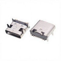 Conector DIP USB 3.1 Tipo C de 16 Pines, Carga Rápida, Transmisión de Datos, Conector de Alimentación, Montaje en PCB a Través de Orificio