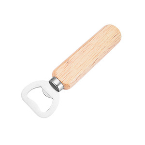 Wooden Handle Bottle Opener Beer Soda Can Opener Kitchen Gadget - Product Image 1