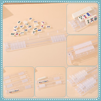 Accessoires de Mahjong : Supports de tuiles avec poussoirs automatiques, porte-cartes de jeu portable pour organisateur de table de Mahjong américain