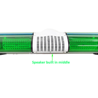 Barre lumineuse stroboscopique LED verte pour véhicule d'urgence - Kits de feux d'avertissement d'ambulance à haute intensité Accessoires de lumière de voiture